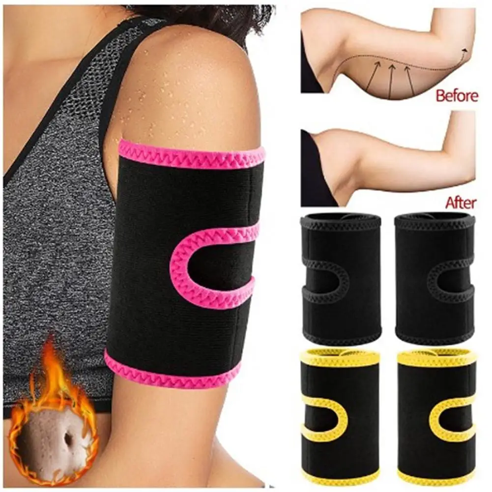 Universal Arm Slimming Sweat Shapers Sauna Effect Body Shaper Fitness Shapewear Workout Gym Arm Trainer Shaper Wrap Bands