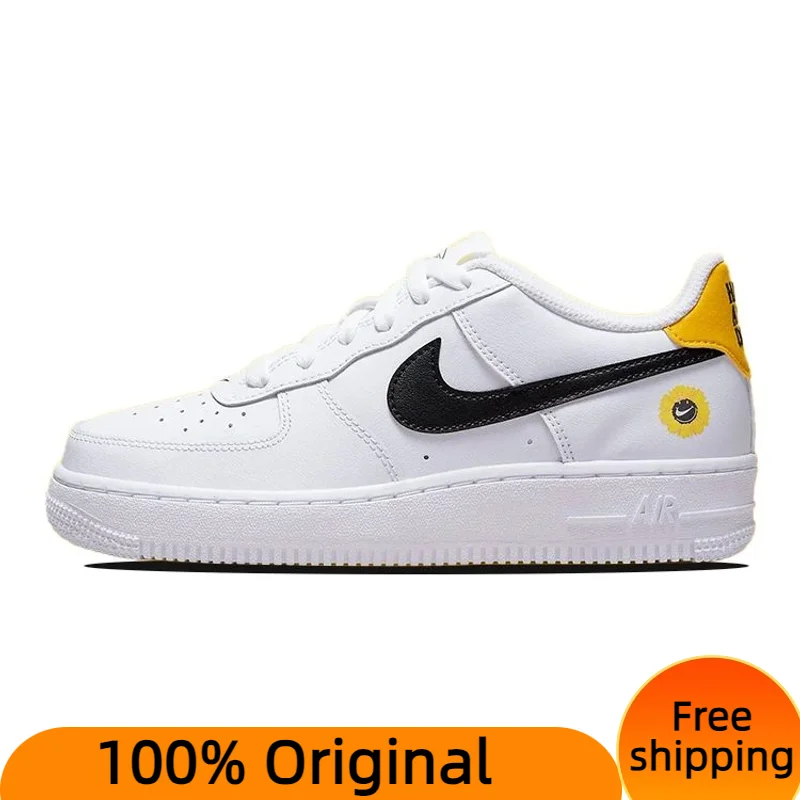 Nike-Nike Air Force 1 Low Have A, White Daisy GS