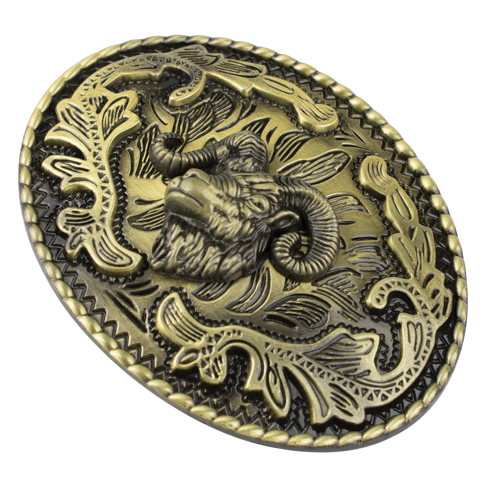 Sheep's Head Belt Buckle Animal