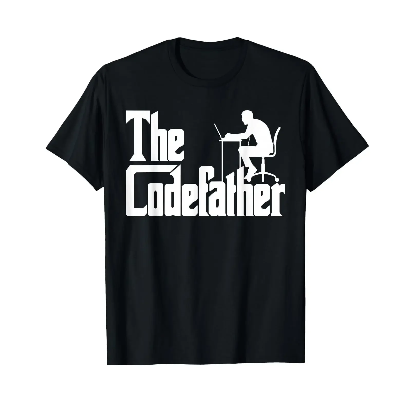 T-shirt vintage lavé et extensible unisexe, doux, streetwear, vêtements de créateur, avec inscription « Programmeur Code Développeur Codepère Blague ».