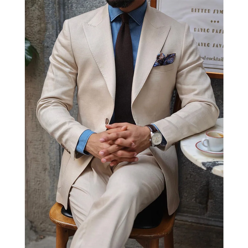 

Мужской костюм, комплект из двух предметов, однобортный повседневный модный костюм, тонкий удобный рабочий костюм, элегантный мужской костюм, мужские костюмы