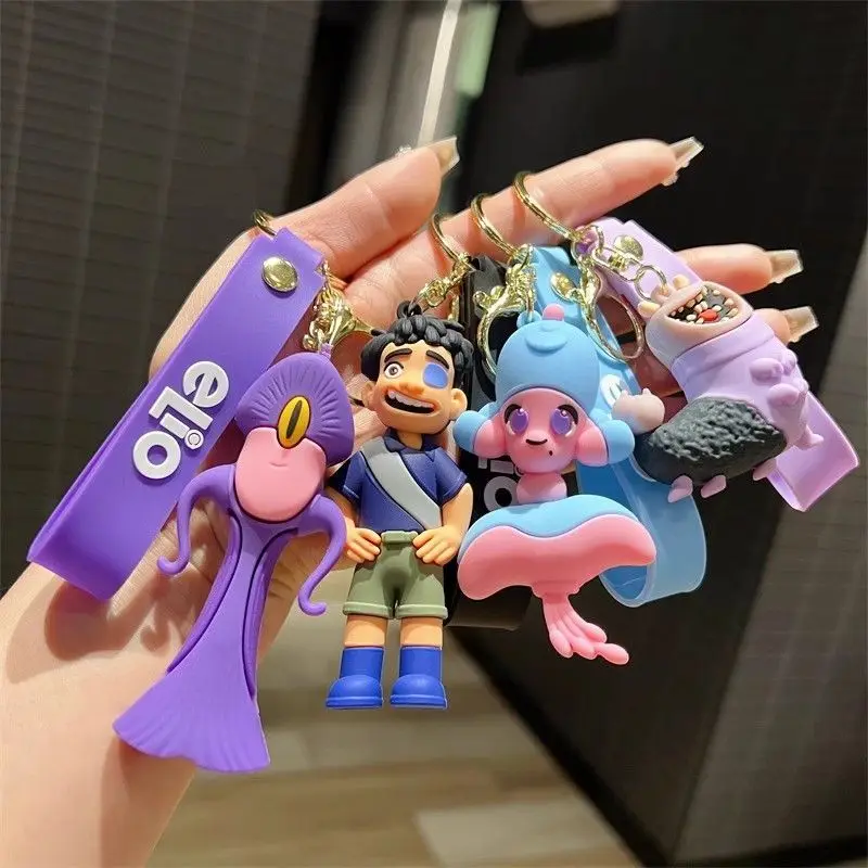 New Eilo Elio Solis Cartoon Anime Peripheral Accessories Pendant Keychain Toy Gift