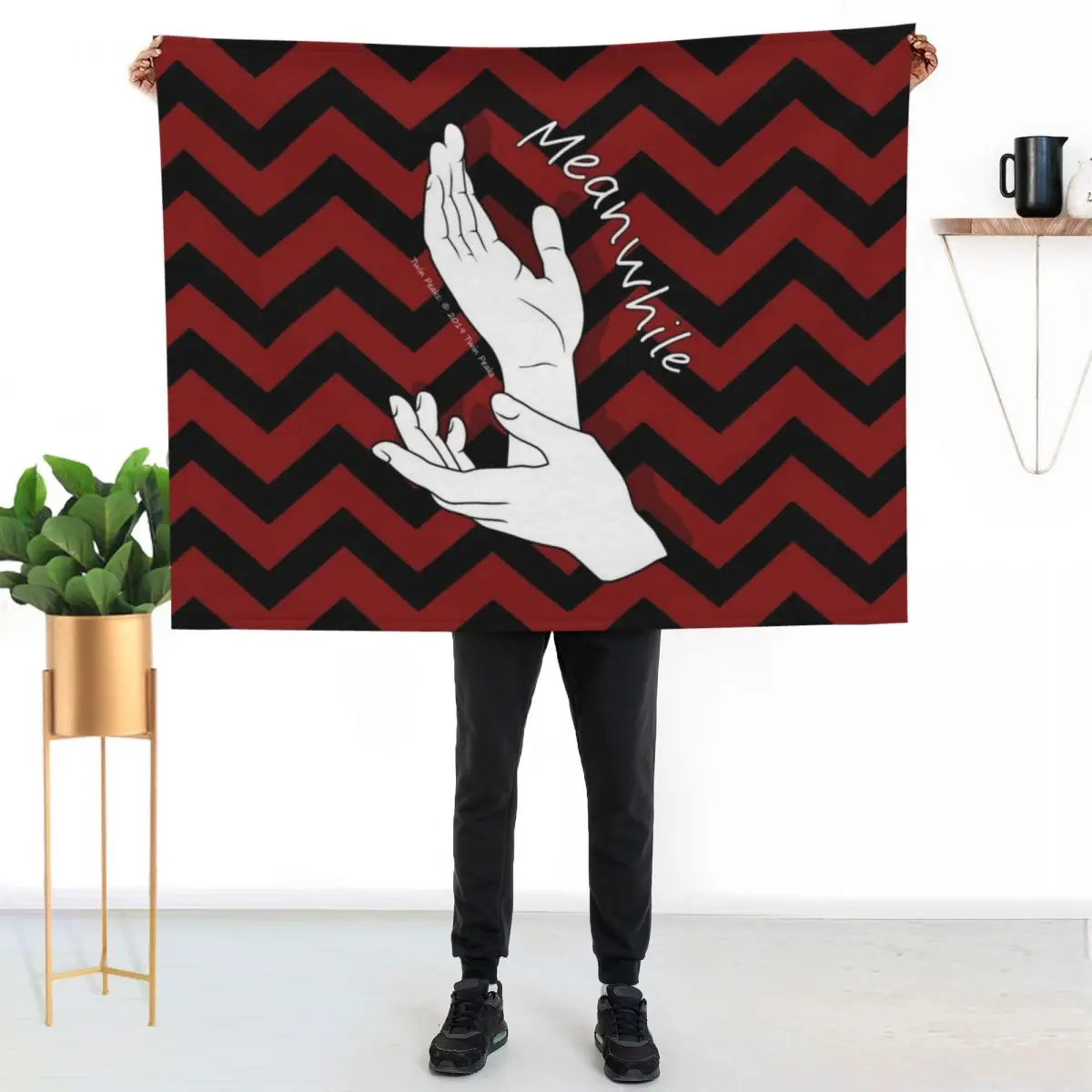 

Twin Peaks - Meanwhile Throw Blanket Anti Shedding Soft Fuzzy Blanket for Home