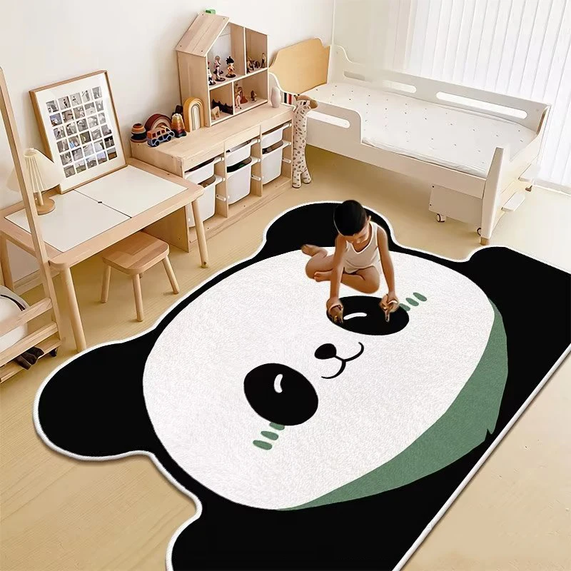 

Cartoon Animal Home Bedroom Bedside Carpet Cute Soft Living Room Decoration Carpets Irregular Dresser Cloakroom Non-slip Rug