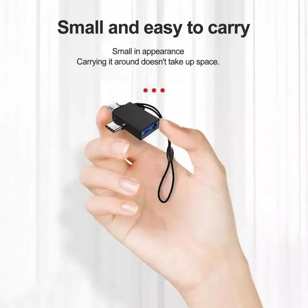 Convertidor de disco Usb de alta velocidad, adaptador de tarjeta Universal, tamaño compacto, SIN controlador, lector de tarjetas Usb tipo c para conversión Otg portátil