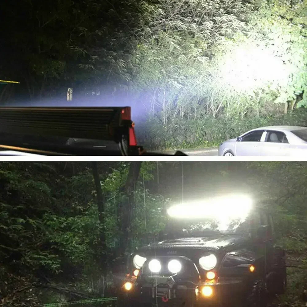 2PCS 18w 6 LED Car Work Light DRL Spotlight High Bright Waterproof Auto Offroad SUV Truck Headlights Driving Lamp 12V 24V 6000K