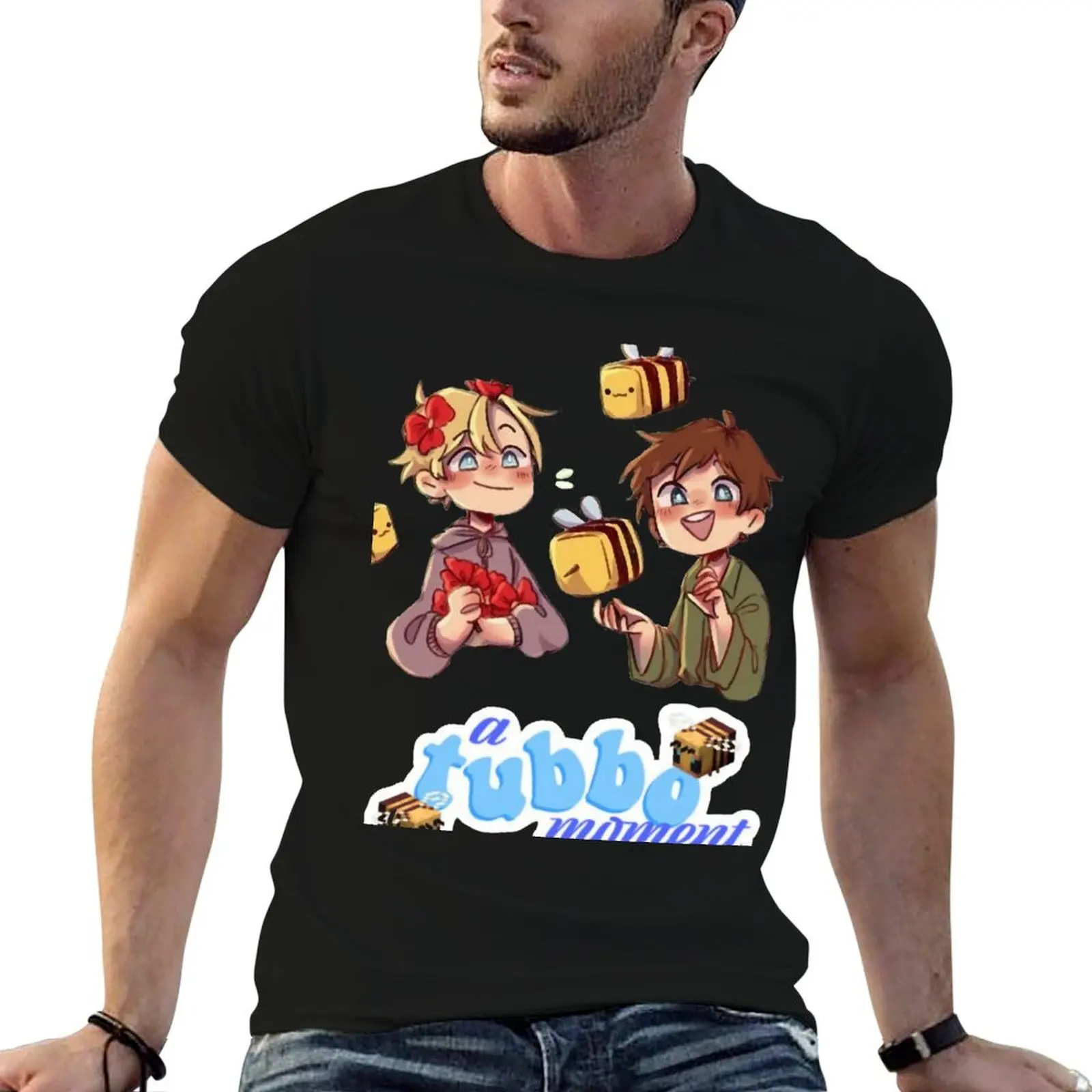 ¡Tobbo! ¡Momimo! Camiseta clásica, camisetas de anime para hombre, camiseta de lujo