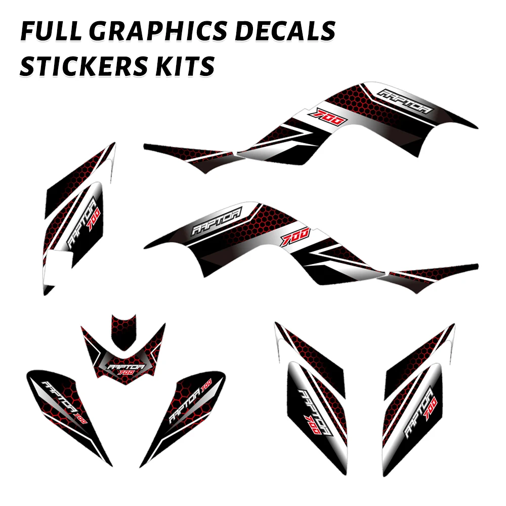 

Для Yamaha Raptor 700 700R YFM700 2006 2007 2008 2009 2010 2011 2012 графические наклейки наклейки