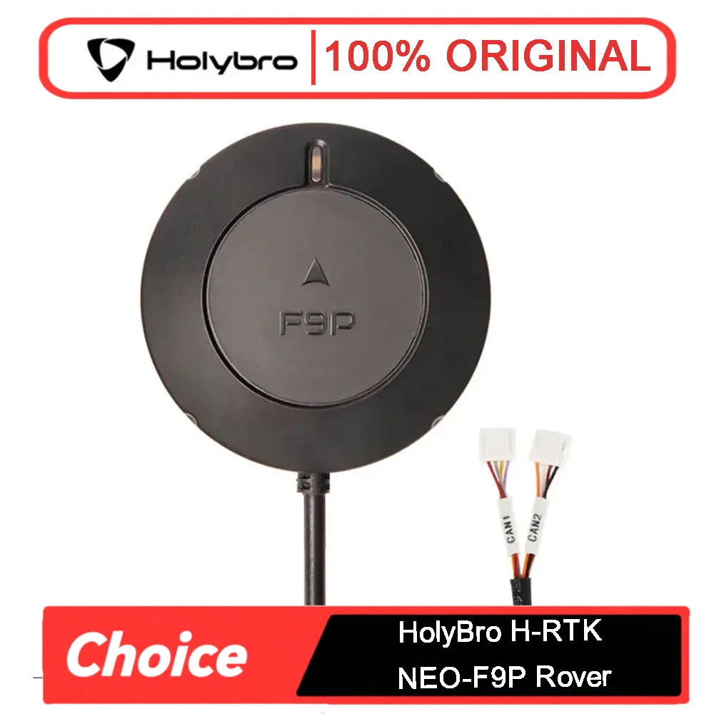 

HolyBro H-RTK NEO-F9P Rover (IP66, компас RM3100) для дрона Pixhawk/RC