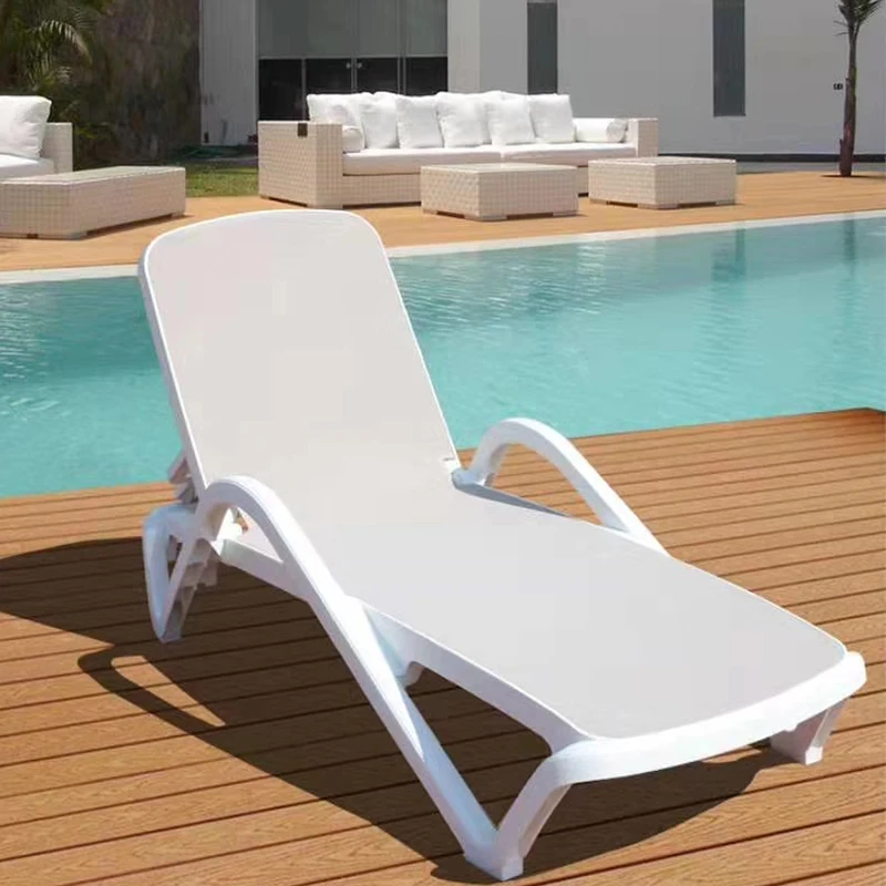 Juecheng long beach bed sun lounger sofa chair pool beach bed sun lounger