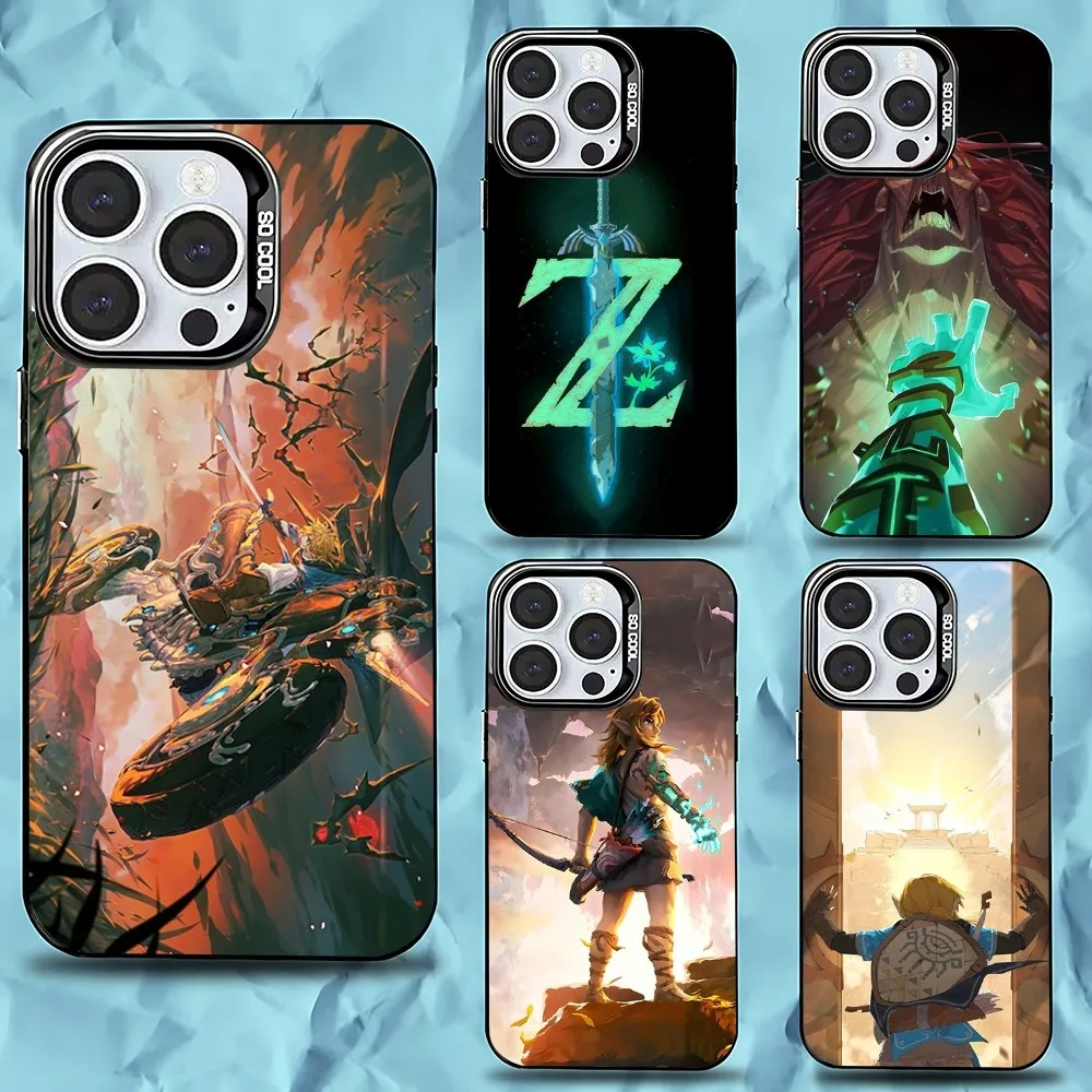 

The Legend of Z-Zelda Phone Case For iPhone 16,15,14,13,12,11,Pro,Max,Plus,Mini,XS,SE Anti Fall Black Matte Hard Bumper