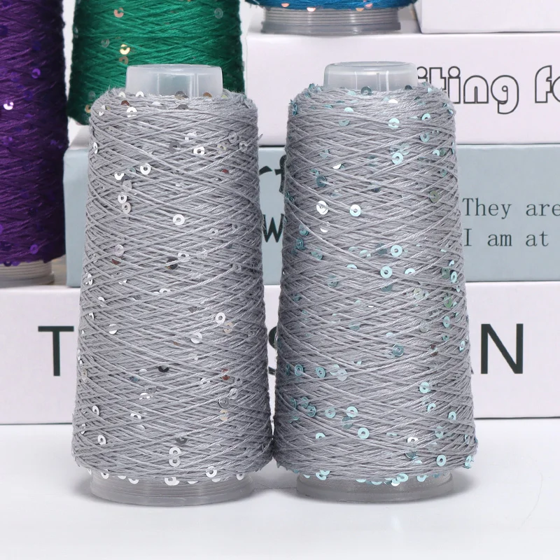 

Siyue Iridescent Sequin Yarn, Lyocell Sparkle Sequin Thread, Hand Knitting Wool Ball Wholesale, Fashion Shimmer Sequin Yarn50g