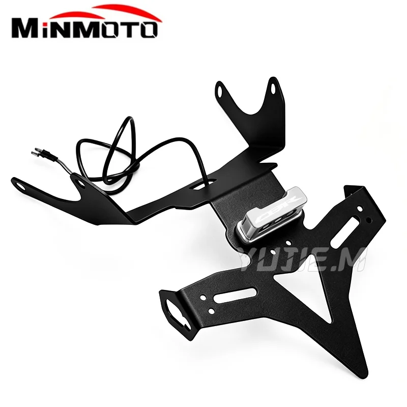 For CBR 650R CBR650R 2021-2025 2026 Motorcycle License Plate Holder Light Tail Tidy Fender Eliminator Registration Plate Bracket