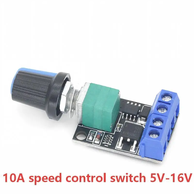 PWM DC Motor Speed Controller With Adjustable Knob Stable Performance Perfect For DIY Electronic Projects Motor Modification