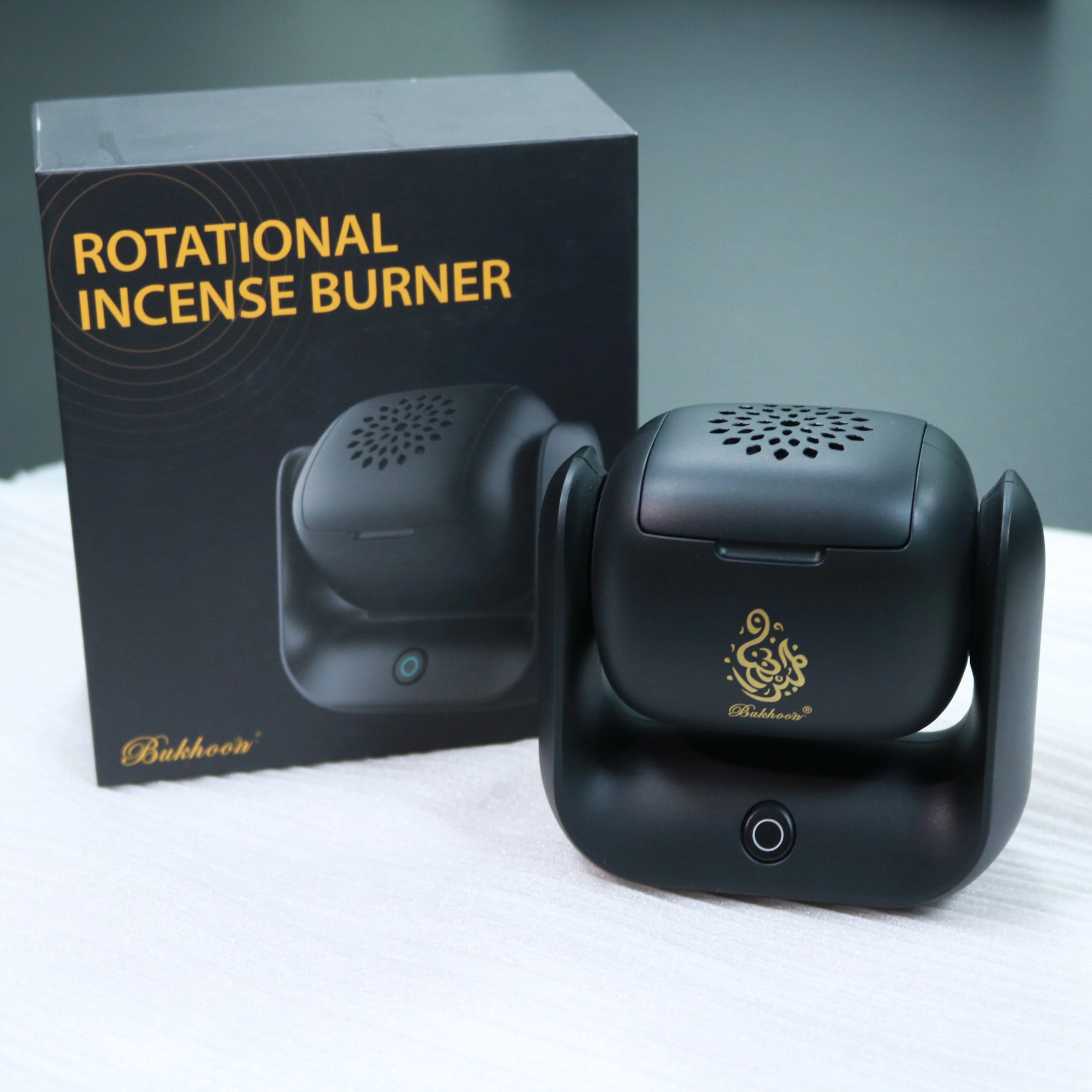 Electronic Incense Burner New Style Rotatable Aroma Machine High Quality Arabian Censer USB Rechargeable Gift Set