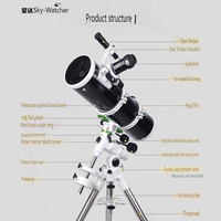 SkyWatcher Little Black 150/750 EQ3-D Professional Grade Astronomical Telescope HD High Magnification with Automatic Star Search
