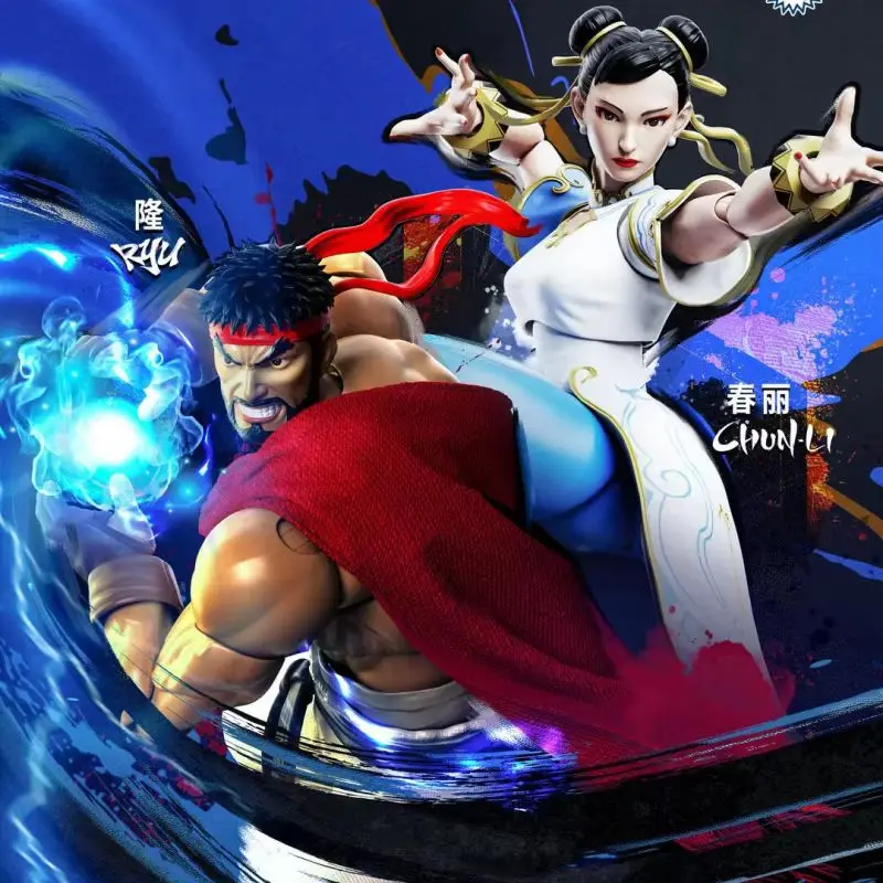 Vorverkauf Original 52 Spielzeug Figlite Street Fighter 6 Serie 1/12 Chun-Li Ryu Sammeln Action Figur Modell Spielzeug für Anime Fans