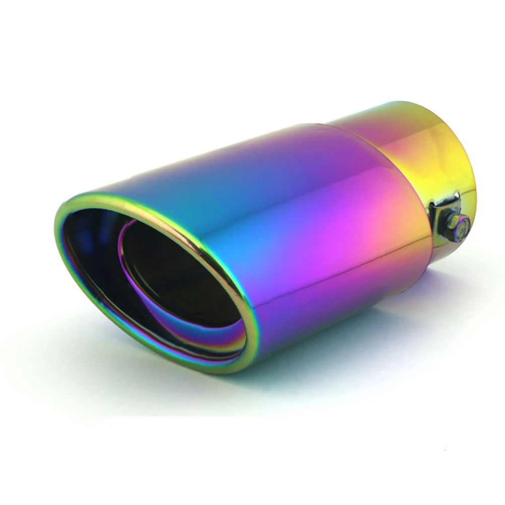 

Stainless Steel Car Exhaust Tip Cover Durable Anti Corrosion Muffler Tail Pipe Decorative Noise Reduction Exhaust Outlet Car