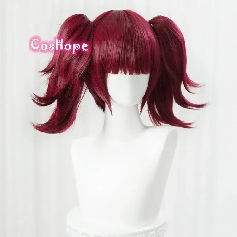 

2025 12 Mey Rin женский двойной хвост красное вино аниме косплей парик термостойкие синтетические парики