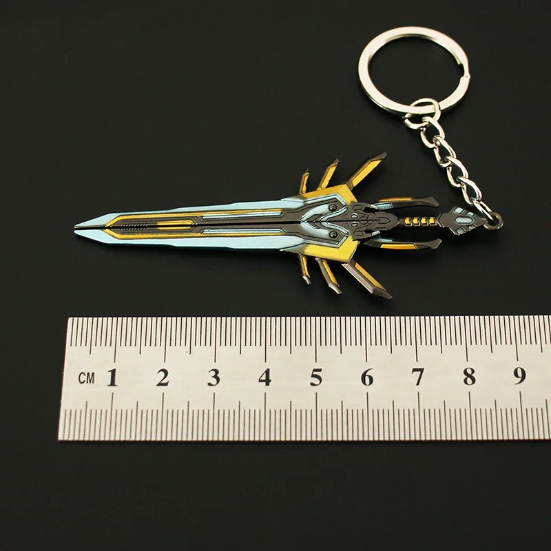 9cm CSGO Counter-Strike OL Weapon Model Pendant Keychain for Men Interstellar Arbitration Metal Key Ring Fans Car Bag  Jewelry