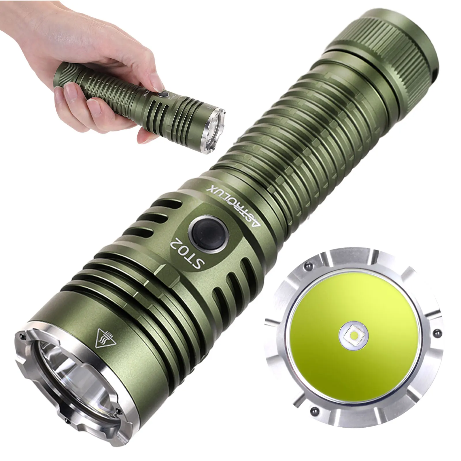 

5000mAh 627M Mini Size Powerful EDC Flashlight With 21700 Battery Long Distance LED Torch Outdoor Waterproof Searchlight
