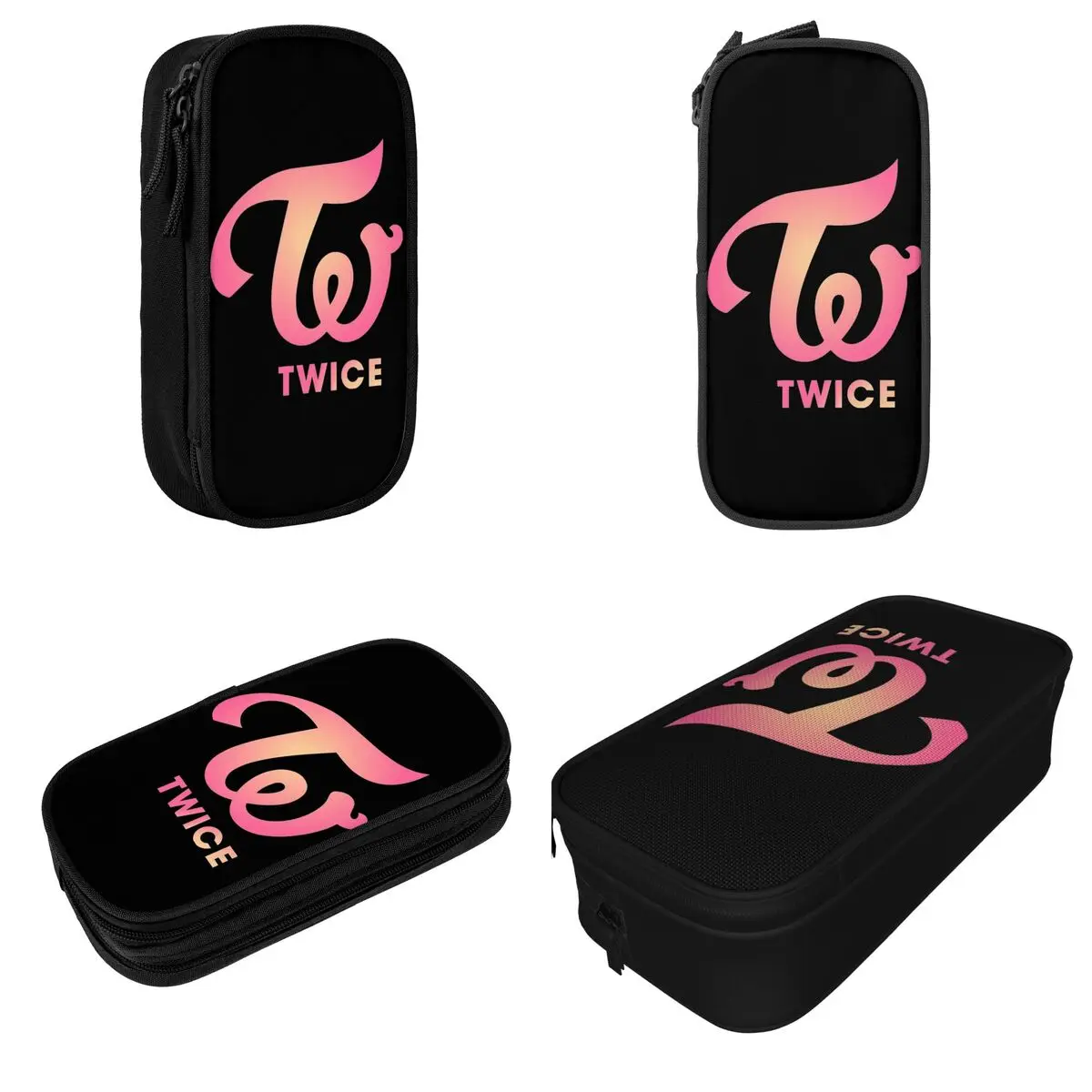 Twice Kpop Pencil Cases Classic Momo Nayeon Sana Jihyo Pen Holder Pencil Bags Girls Boys Students School Cosmetic Pencil Box