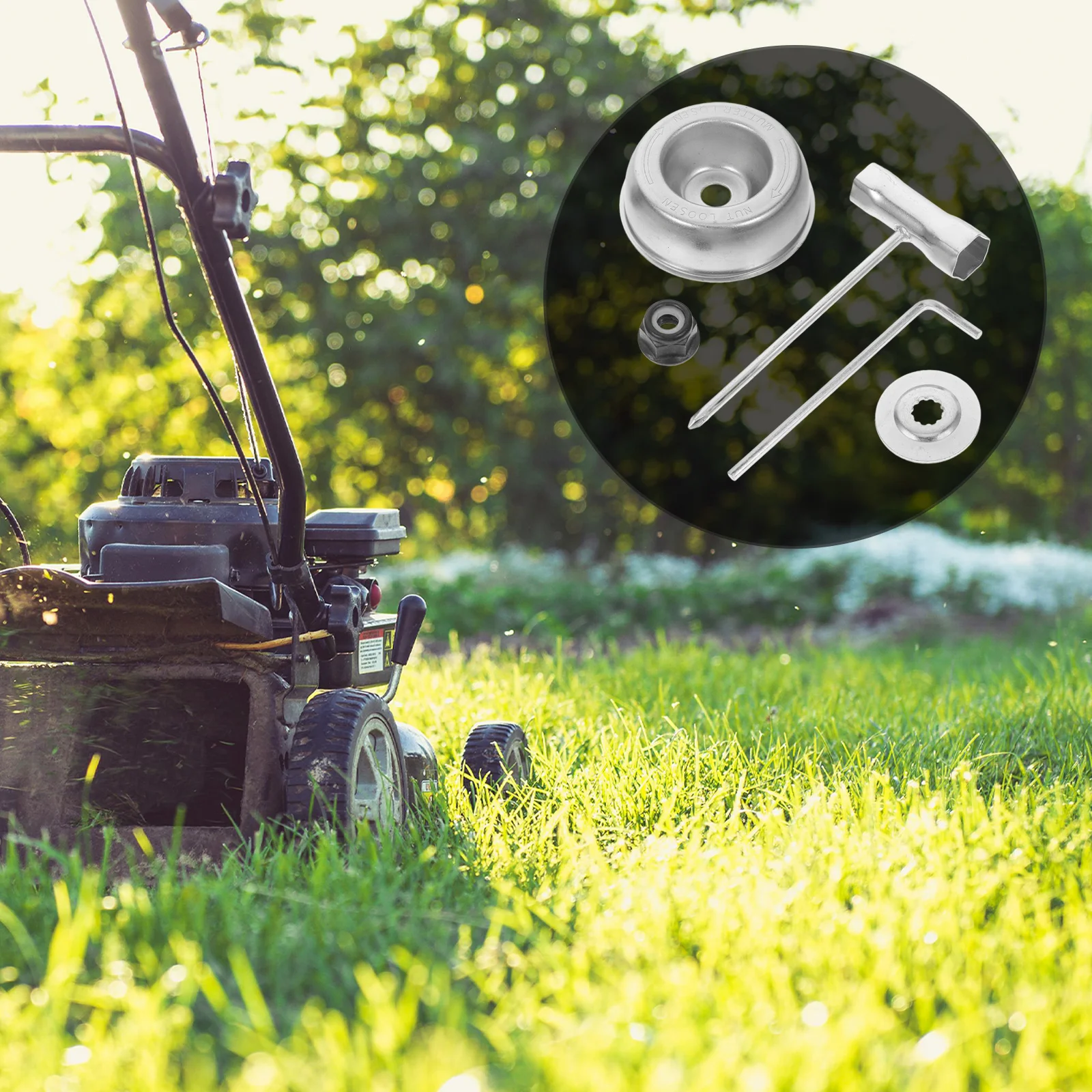 

5pcs Lawnmower Trimmer Blade Kit Compatible For Stihl Fs55 Fs56 Fs70 Fs83 Brush Cutter Vibration Reduction Spool