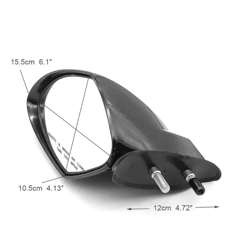 Motorboat Rear View Mirrors For Yamaha WaveRunner VX110 Deluxe VX Cruiser EX Sport 2005 2006 2007 2008 2009