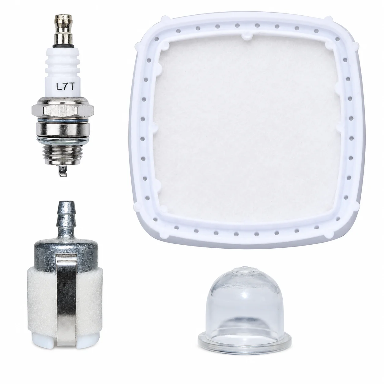 Air Filter Tune Up Kit with Primer Bulb Spark Plug Fuel Filter For Echo PB-2520 PB2520 PB 2520 Leaf Blower Replaces 90183Y Parts