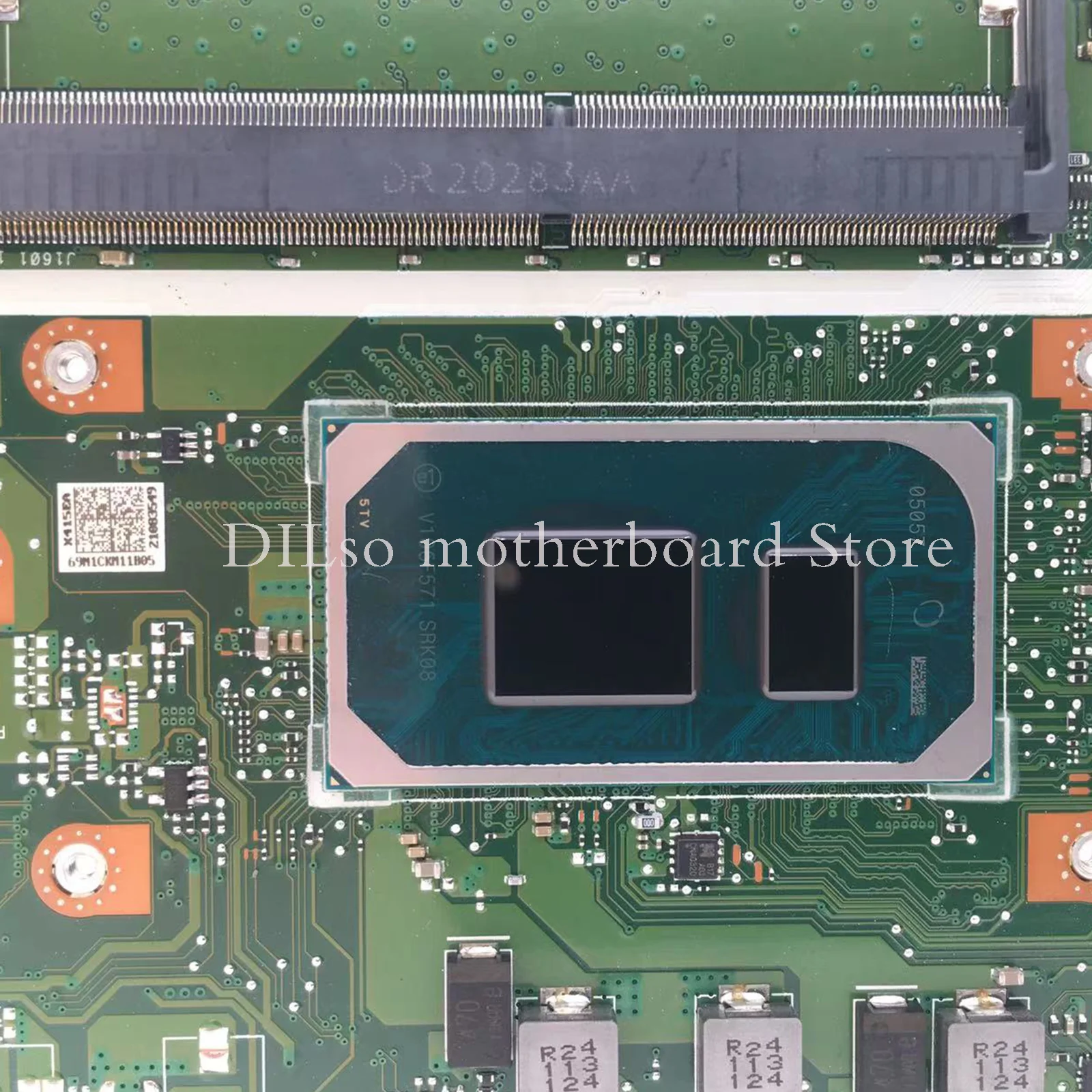 KEFU X415EA 노트북 마더보드, ASUS Vivo Book X515 X415 X515EA, I3-1115G4 I5-1135G7 4GB-RAM UMA 10…