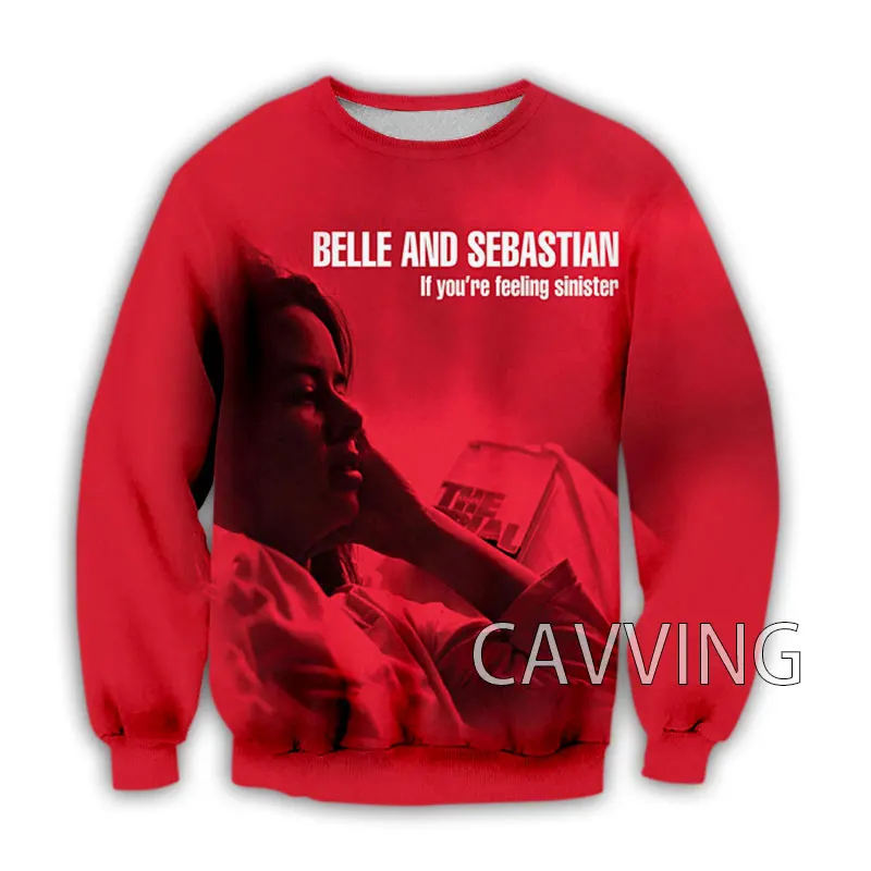 New Fashion Women/Men's 3D Print   Belle and Sebastian   Crewneck Sweatshirts Harajuku Styles Tops Long Sleeve Sweatshirts