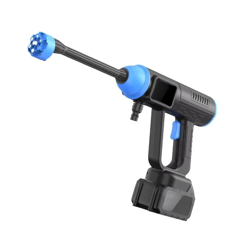 

Мощный портативный беспроводной пистолет для домашнего использования, новый перезаряжаемый водяной станок высокого давления, домашний автомойка, пластик