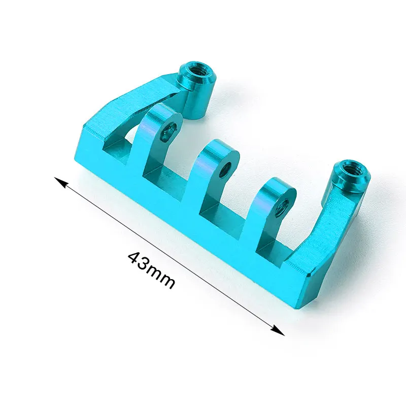 RCGOFOLLOW Aluminum Alloy Durable Pull Rod Seat Pull Rod Base Seat For 1/10 Rc Pull Rod Seat Gen7 RC Car Part Blue