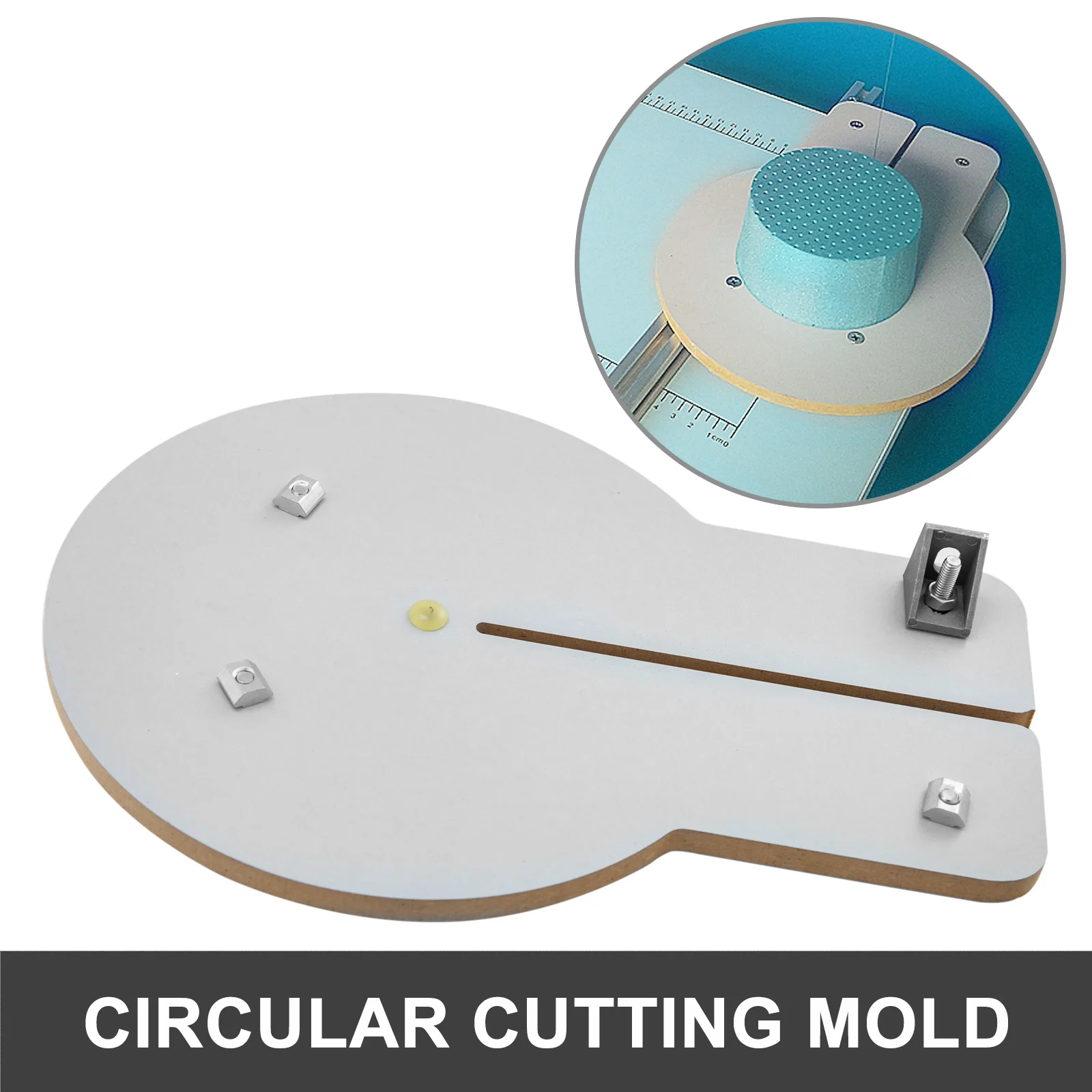 VEVOR Foam Cutter Machine 30.7x13x9.8 Inch Adjustable Angle Controllable Temperature Table Fire MDF + Alloy for Carving Modeling