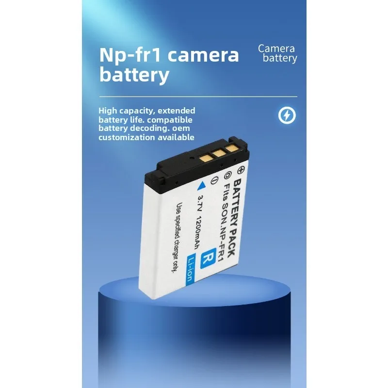 NP-FR1 بطارية 3.7 فولت 1200 مللي أمبير بطاريات قابلة للشحن وشاحن لسوني T30 T50 G1 P100 P120 P200 P150 بطارية الكاميرا #6