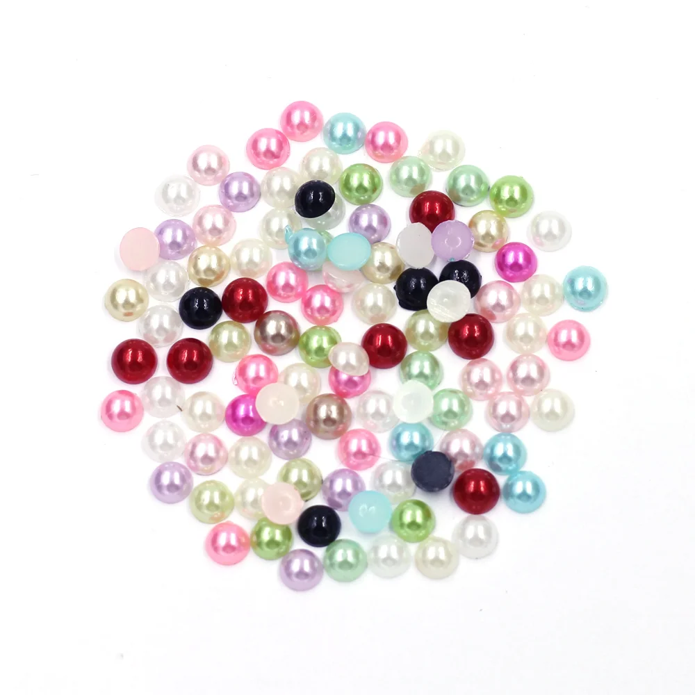 Mixed Round Cameos Cabochon 6/7/8mm Flatback Rhinestones Handicrafts Nail Art Decoration DIY Jewelry Apperal Accessories