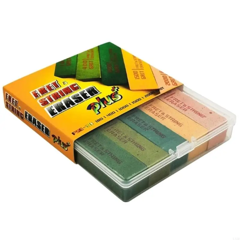 

Guitar Fret Polishing Erasers Abraisive Rubber Block, 5Pcs Guitar Maintain Tool