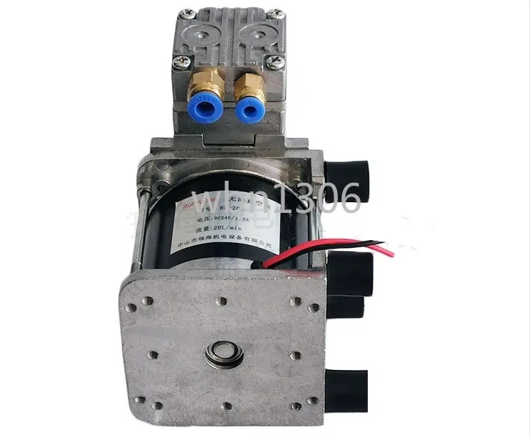 

Безмасляный вакуумный насос, небольшой бесшумный воздушный насос постоянного тока, 24 В, вакуумное оборудование, насос с всасывающим фильтром