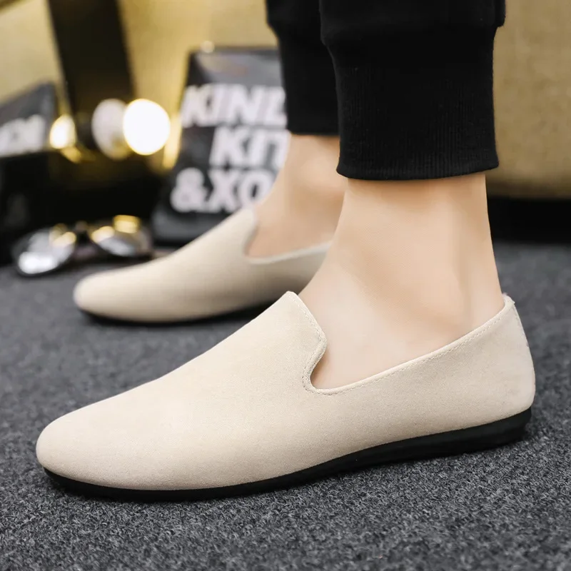 Mens Loafers Flat Casual Shoes for Men Slip-ons Designer Shoes Man Low Top Male Sneakers 2021 New Arrival Zapatos De Hombre