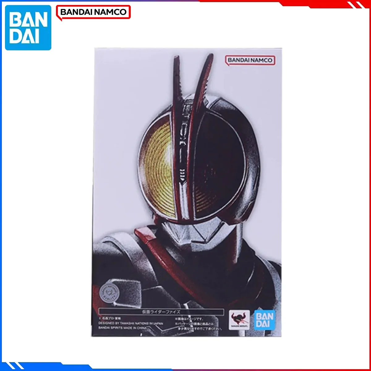 Genuine Bandai Original Kamen Rider Figure Model Kits SHF 1/12 Anime Figures Kamen Rider Faiz Action Model Christmas Toys Gift