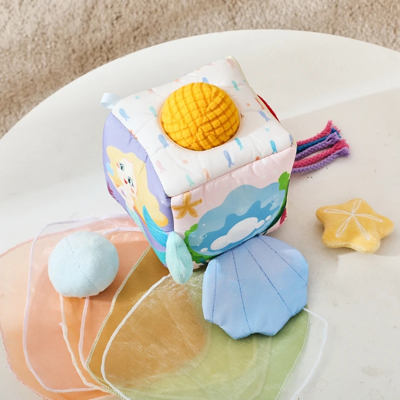 Frühjahrssaison Sonderangebot: Weiche Bauernhoftiere Musik-Touch-Sensorik-Spielzeugbox, Magisches Haus zur Entwicklung der Fingerpräzision bei Babys – Detail 26