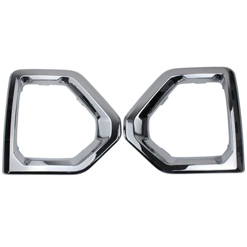 

Classy-Car Styling Front Fog Light Trim Strip Lampshade Parts For GMC 2019-2021 Fog Light Chrome Decoration Cover 84176753 84176