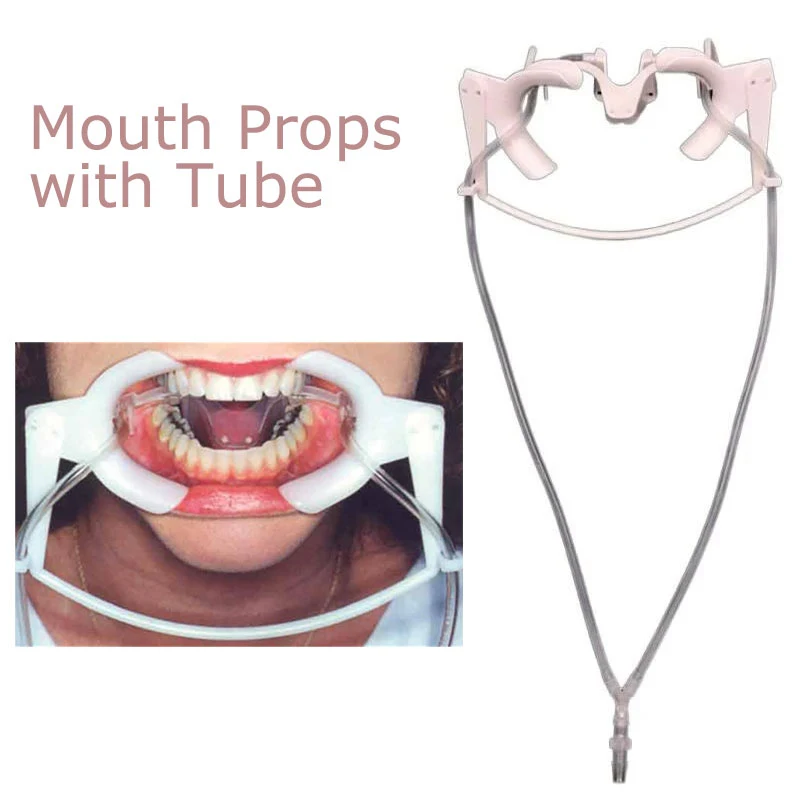 

Стоматологический роторасширитель (ретрактор для дёсен) с трубкой для отвода слюны, регулируемый, ортодонтический