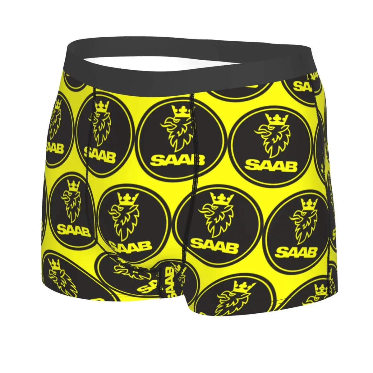 Custom Swedish Saabs Scanias Boxer Shorts For Homme 3D Printed Underwear Panties Briefs Stretch Underpants