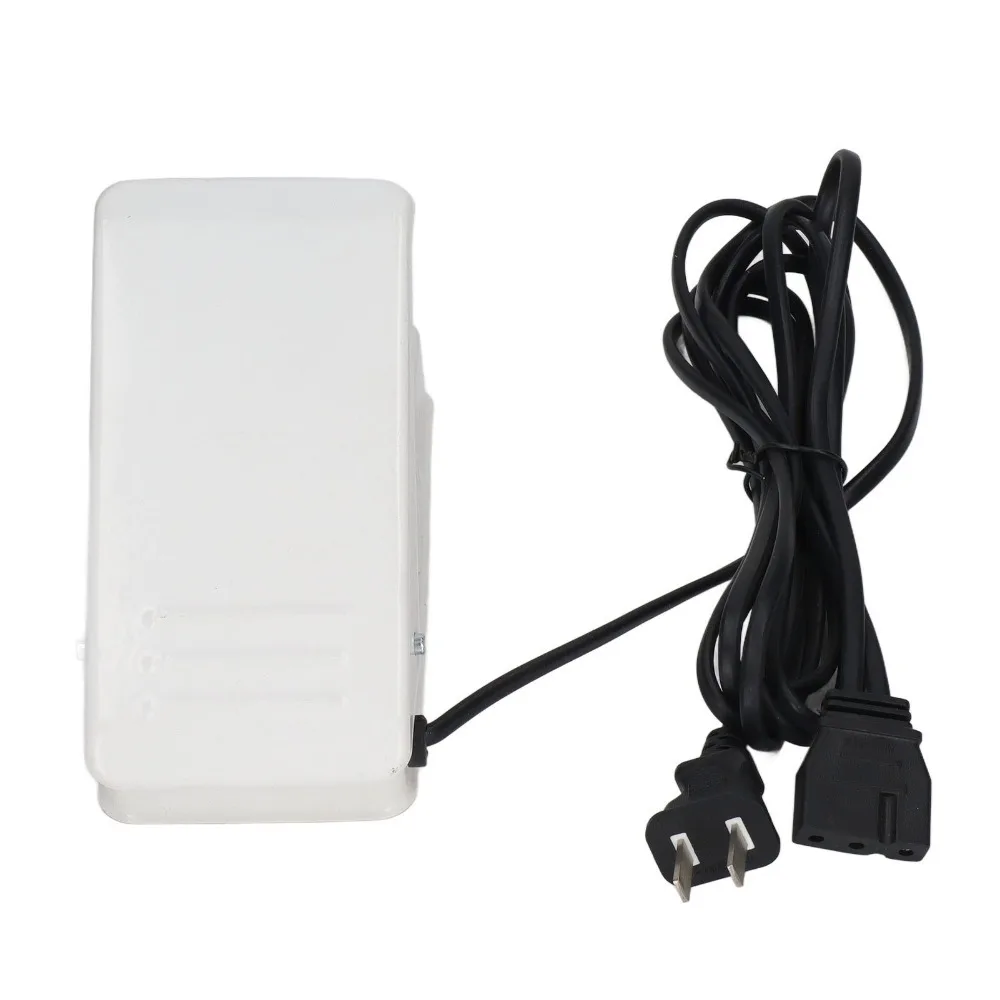 

Plastic Sewing Machine Foot Pedal Iron 2.5A Rating Foot Control Pedal Durable White Sewing Machine Pedal Household Use