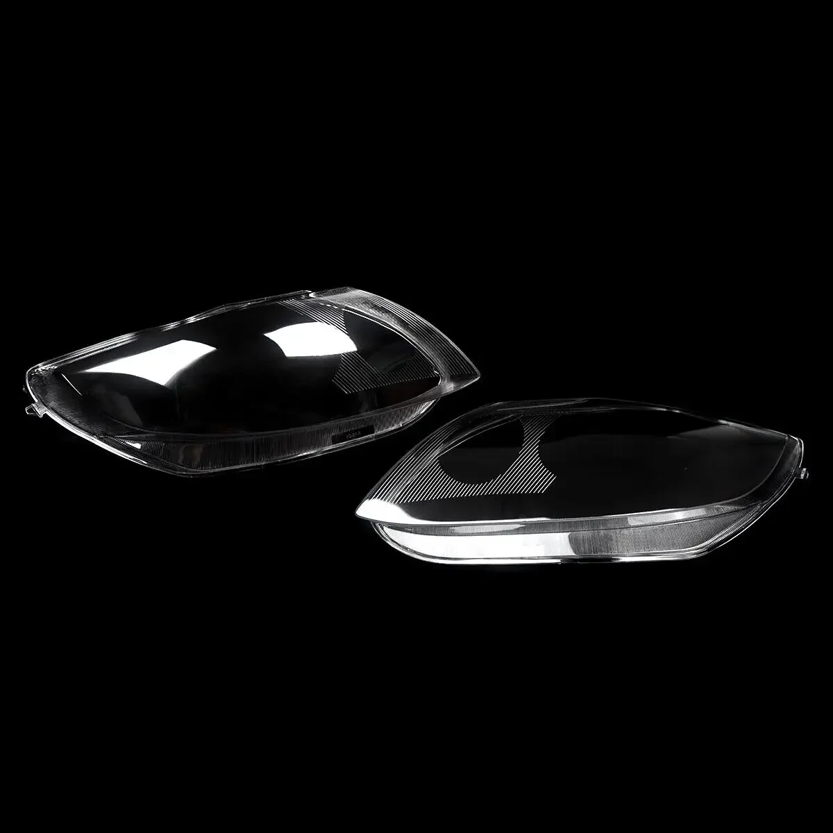 Left & Right Auto Front Headlight Cover Lens Transparent Glass Headlamps Lampshade Lamp Shell  Fits BMW Z4 E85 2003-2008 Clear view 4