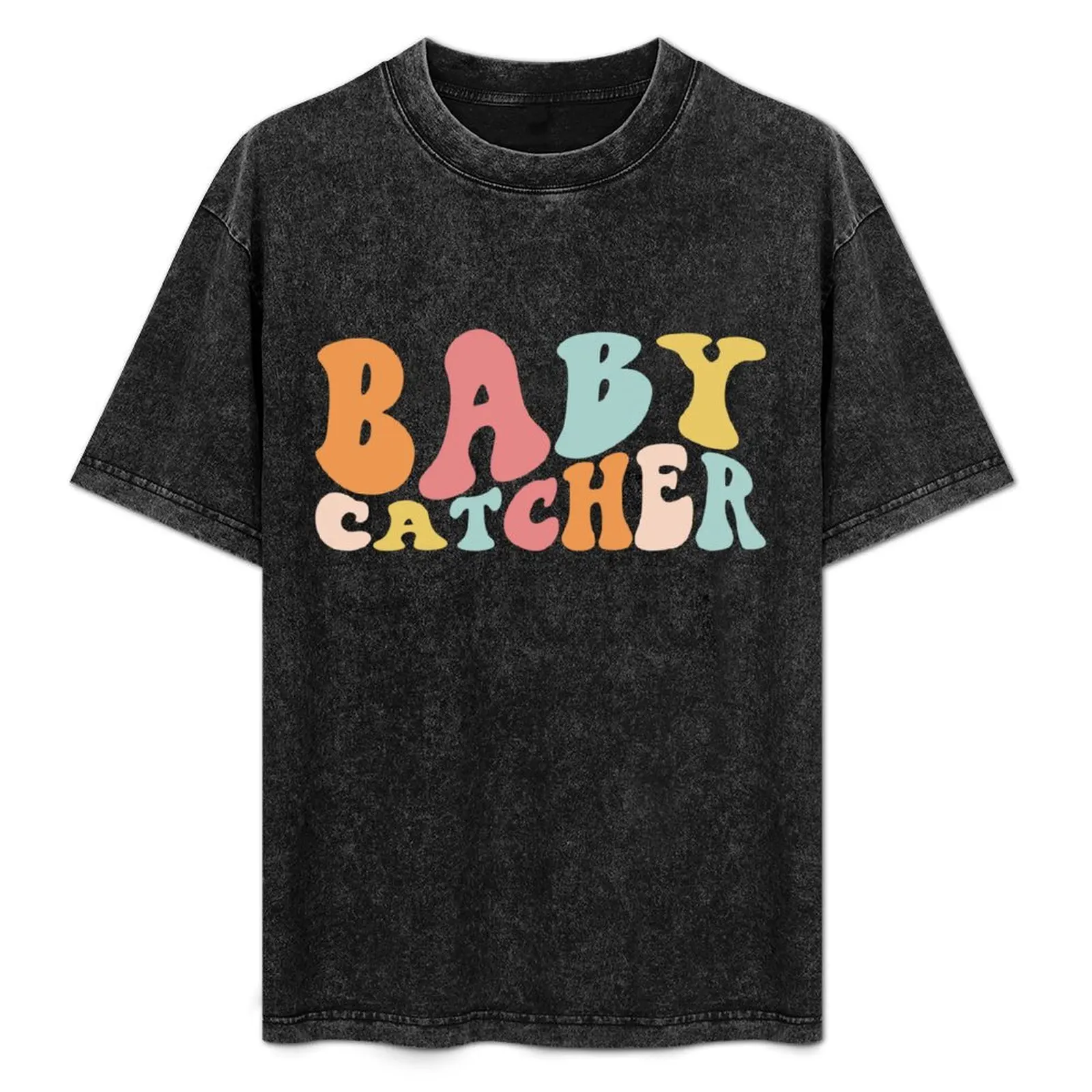 

Baby Catcher T-Shirt Simple Print Design T-Shirt
