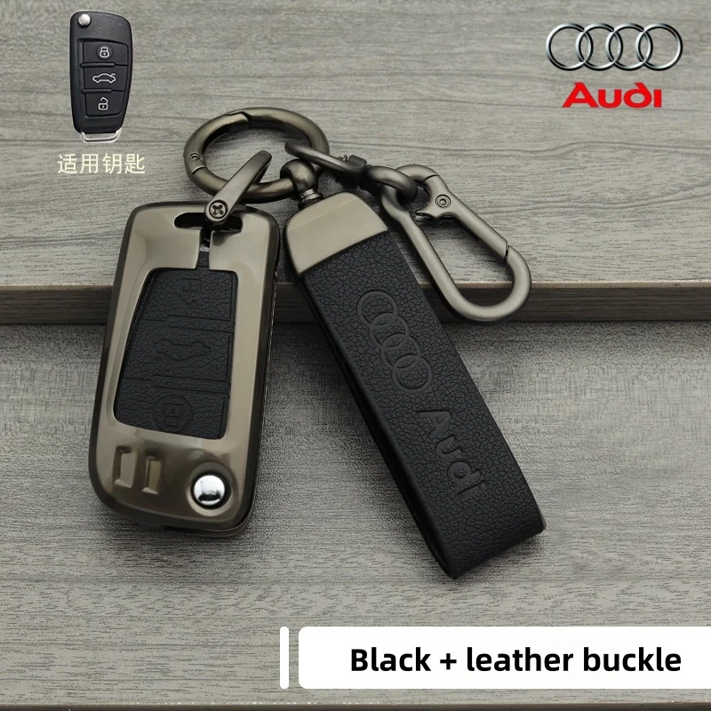 

Zinc Alloy Car Key Cover Key Case Key Fob Bag For Audi A1 A3 A4 8P 8L 8V A5 B6 B7 A6 A7 C5 C6 Q3 Q5 Q7 4F S3 S4 S6 RS3 TT