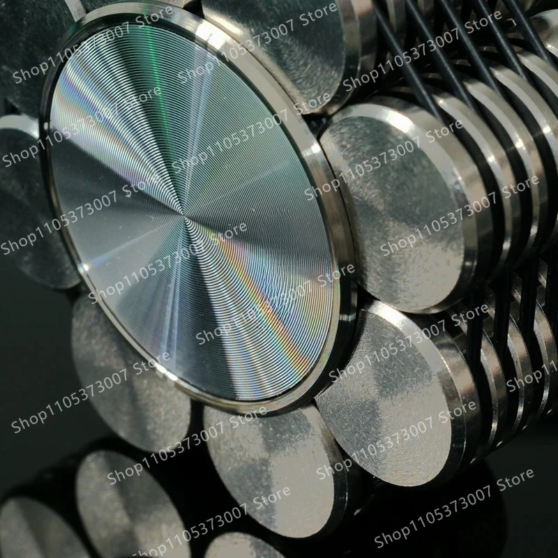 304 Edelstahl Metall-Schallplattengewicht Stabilisator-Scheibe Ausbalancierte Klemme für Plattenspieler LP-Plattenspieler Zubehör