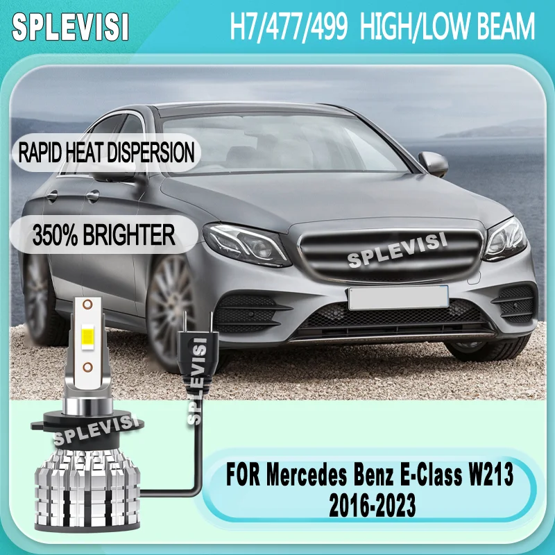 

See Road Details Clearly at Night H7 LED HIGH/LOW BEAM For Mercedes Benz E-Class W213 2016 2017 2018 2019 2020 2021 2022 2023